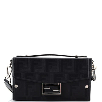 Fendi Baguette Soft Trunk Bag Zucca Leather