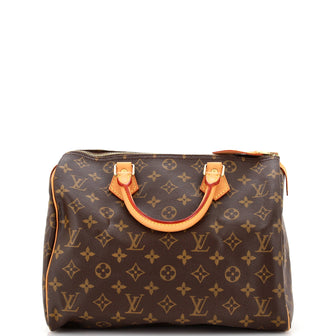 Louis Vuitton Speedy Handbag Monogram Canvas 30