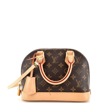 Louis Vuitton Alma Handbag Monogram Canvas BB