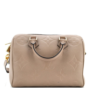 Louis Vuitton Speedy Bandouliere Bag Monogram Empreinte Giant 25