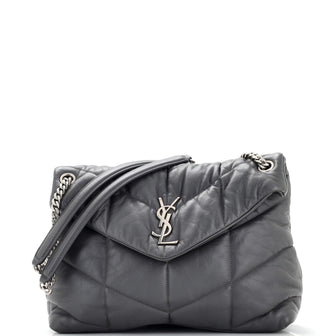 Saint Laurent Loulou Puffer Shoulder Bag Quilted Leather Medium