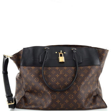 Louis Vuitton City Steamer Handbag Monogram Canvas XXL