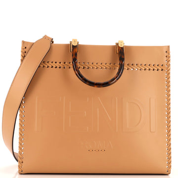 Fendi Sunshine Shopper Tote Leather Medium