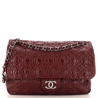 Chanel Rock In Moscow Flap Bag Patent Vinyl Jumbo