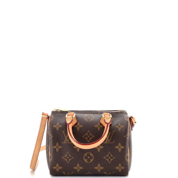 Louis Vuitton Speedy Bandouliere Bag Monogram Canvas Nano