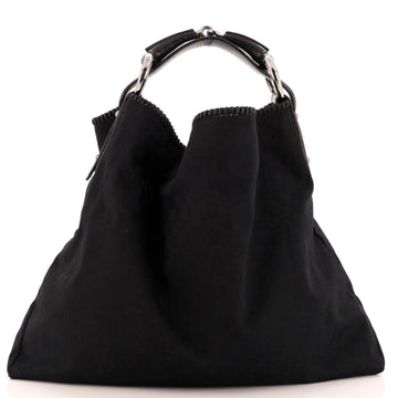 Gucci Horsebit Hobo GG Canvas Large