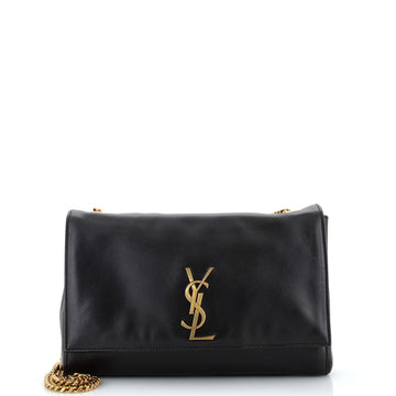 Saint Laurent Classic Monogram Reversible Shoulder Bag Suede and Leather Medium