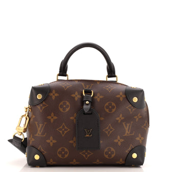 Louis Vuitton Petite Malle Souple Handbag Monogram Canvas