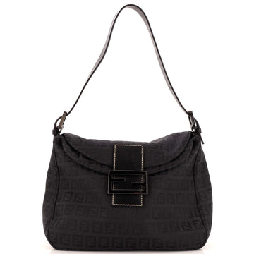 Fendi Flap Shoulder Bag Zucchino Canvas Small