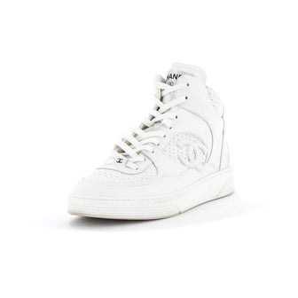 Chanel Women's CC High-Top Sneakers Leather