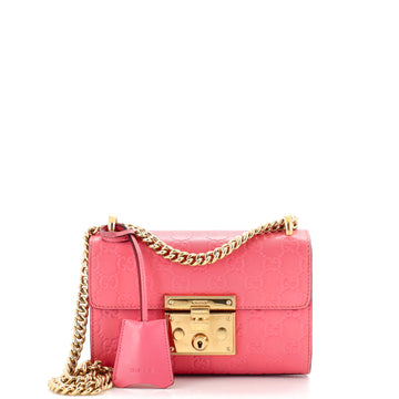 Gucci Padlock Shoulder Bag Guccissima Leather Small