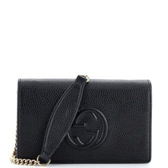 Gucci Soho Wallet on Chain (Outlet) Leather