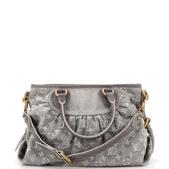 Louis Vuitton Neo Cabby Handbag Denim MM