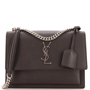 Saint Laurent Sunset Crossbody Bag Leather Medium