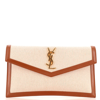 Saint Laurent Uptown Pouch Canvas