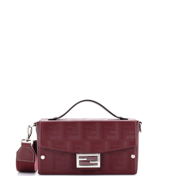 Fendi Baguette Soft Trunk Bag Zucca Leather