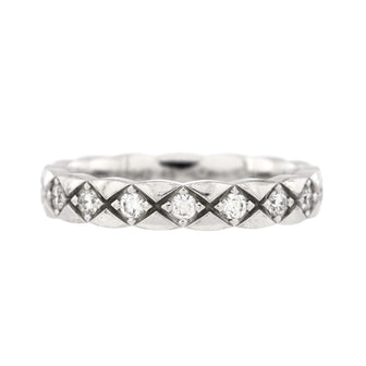 Chanel Coco Crush Ring 18K White Gold and Diamonds Mini