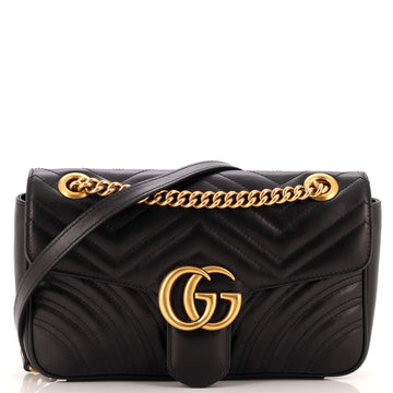 Gucci GG Marmont Flap Bag Matelasse Leather Medium