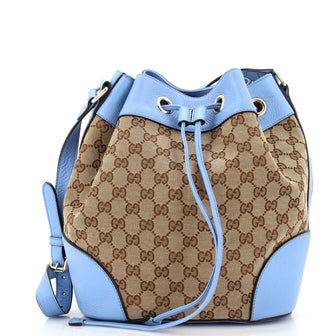 Gucci Classic Bucket Bag GG Canvas Medium