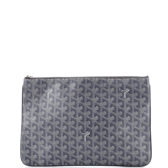 Goyard Senat Zip Pouch Coated Canvas MM