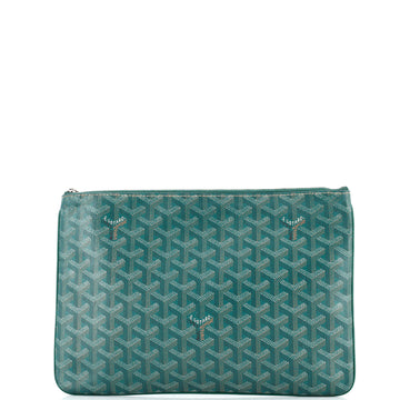 Goyard Senat Zip Pouch Coated Canvas MM