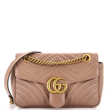 Gucci GG Marmont Flap Bag Matelasse Leather Small