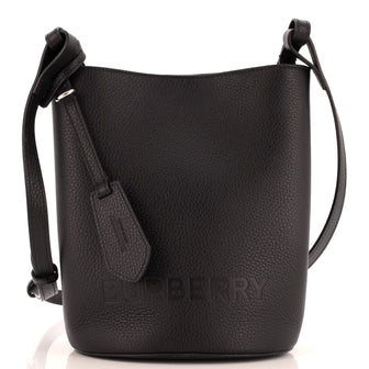 Burberry Lorne Bucket Bag Leather Small