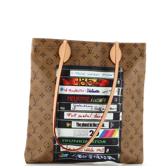 Louis Vuitton Carry It Tote Limited Edition Video Tape Reverse Monogram Canvas