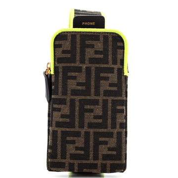 Fendi Strap You Shoulder Strap with Pouch Zucca Canvas