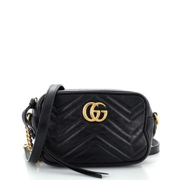 Gucci GG Marmont Shoulder Bag Matelasse Leather Mini