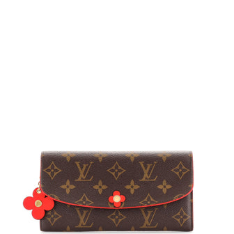 Louis Vuitton Emilie Wallet Limited Edition Blooming Flowers Monogram Canvas