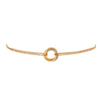 Cartier Trinity Chain Bracelet 18K Tricolor Gold