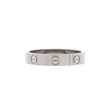 Cartier Love Wedding Band Ring 18K White Gold