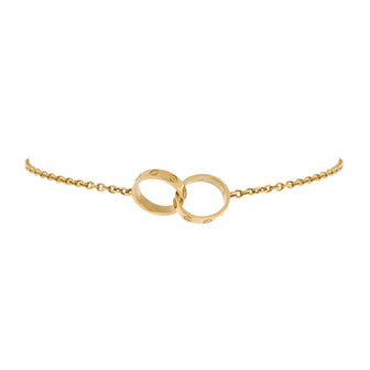 Cartier Love Interlocking Bracelet 18K Yellow Gold