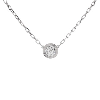 Cartier Cartier D'Amour Pendant Necklace 18K White Gold with Diamond Large
