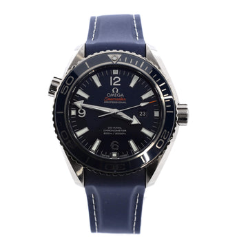 Omega Seamaster Professional Planet Ocean 600M Co-Axial Chronometer Automatic Watch Titanium and Rubber 38