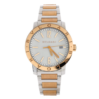 Bvlgari Bvlgari Bvlgari Automatic Watch Stainless Steel with Rose Gold 41