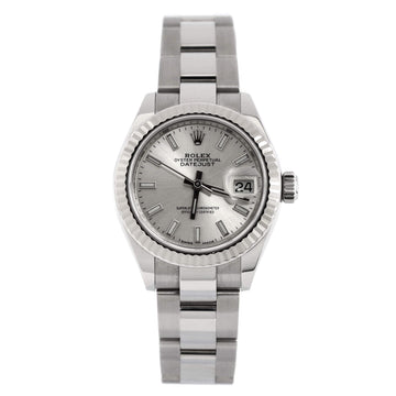 Rolex Oyster Perpetual Datejust Automatic Watch Stainless Steel and White Gold 28