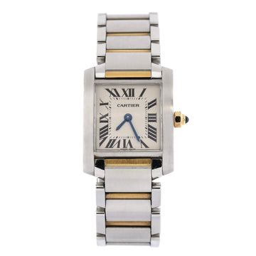 Cartier Tank Francaise Quartz Watch Stainless Steel and Yellow Gold 20