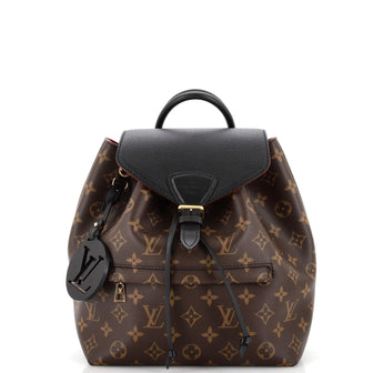 Louis Vuitton Montsouris NM Backpack Monogram Canvas with Leather PM