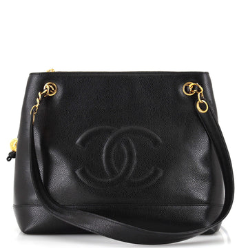 Chanel Vintage Timeless Chain Shoulder Bag Caviar Medium