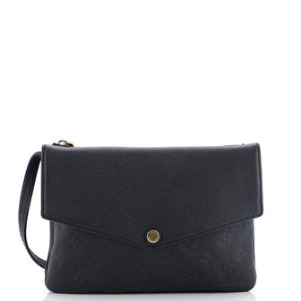 Louis Vuitton Twice Handbag Monogram Empreinte Leather
