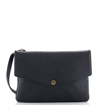 Louis Vuitton Twice Handbag Monogram Empreinte Leather