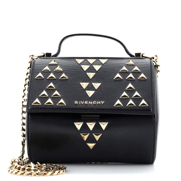 Givenchy Chain Pandora Box Bag Studded Leather Mini