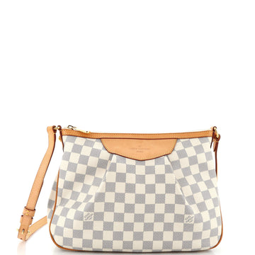 Louis Vuitton Siracusa Handbag Damier PM