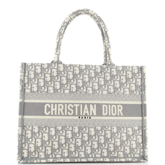 Christian Dior Book Tote Oblique Canvas Medium