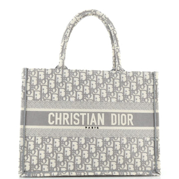 Christian Dior Book Tote Oblique Canvas Medium