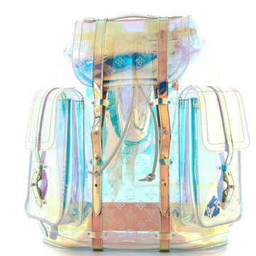 Louis Vuitton Christopher Backpack Limited Edition Monogram Prism PVC GM
