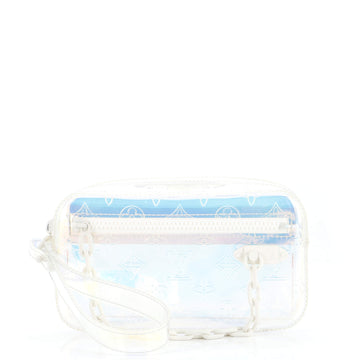 Louis Vuitton Pochette Volga Limited Edition Monogram Prism PVC