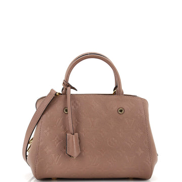 Louis Vuitton Montaigne Handbag Monogram Empreinte Leather BB
